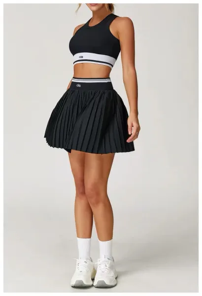 Alo Pleated Tennis Skirt Pink - 31