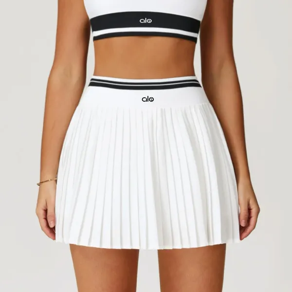 Alo Pleated Tennis Skirt Pink - 7