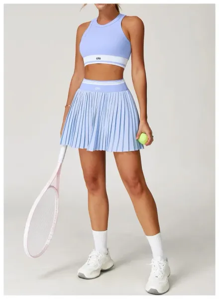 Alo Pleated Tennis Skirt Pink - 21