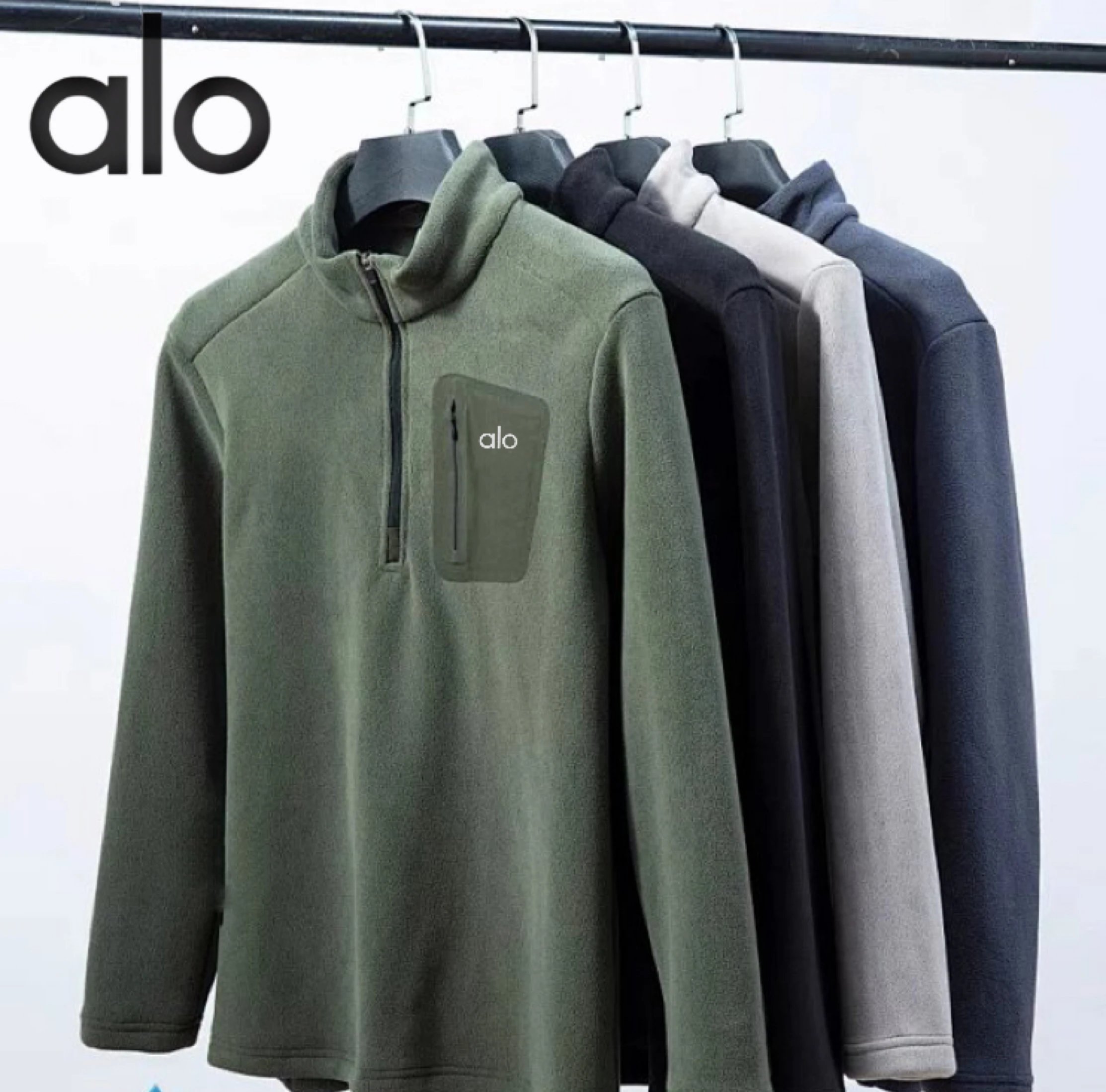 alo Half-Zip Fleece Pullover [