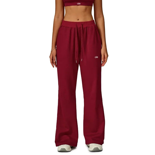 Alo Yoga Trousers Drawstring Wide-Leg Pocket product detail image 2