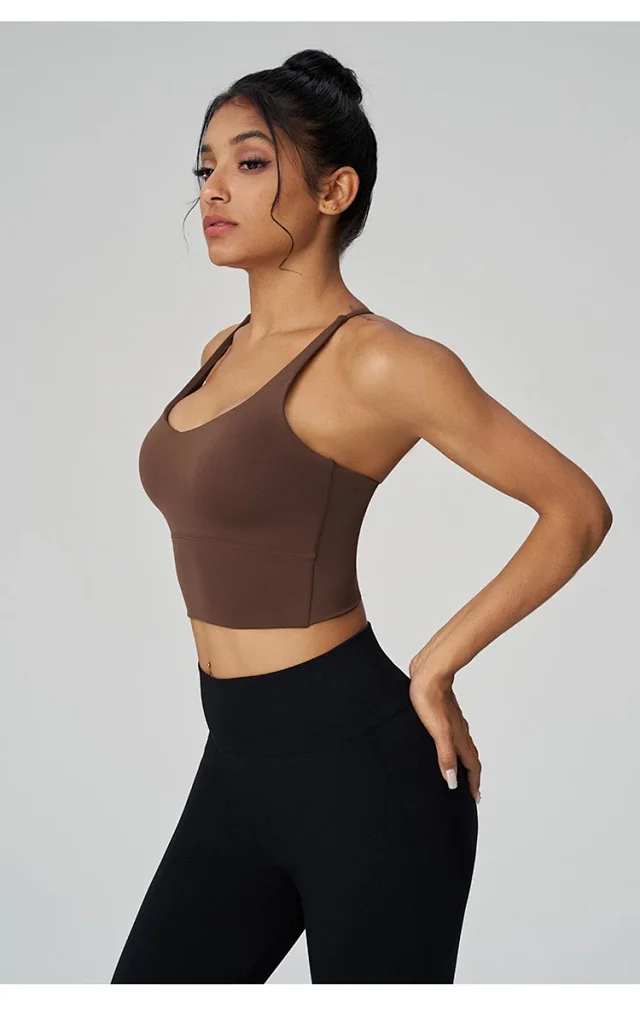 Alo Underwear Cross-Back Longline Padded Sports Bra product detail image 20