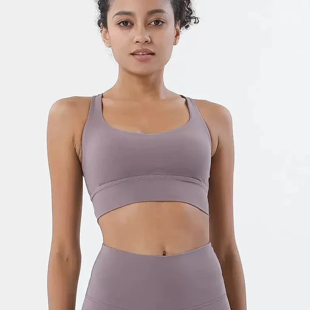 Alo Underwear Crisscross Back Sports Bra product detail image 10