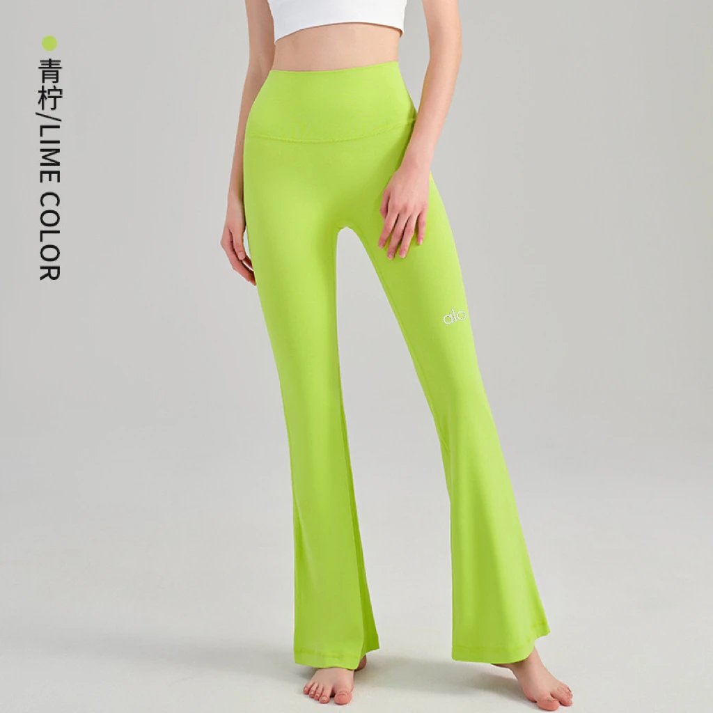 Alo Yoga Trousers High-Waisted Flared Pants image 4