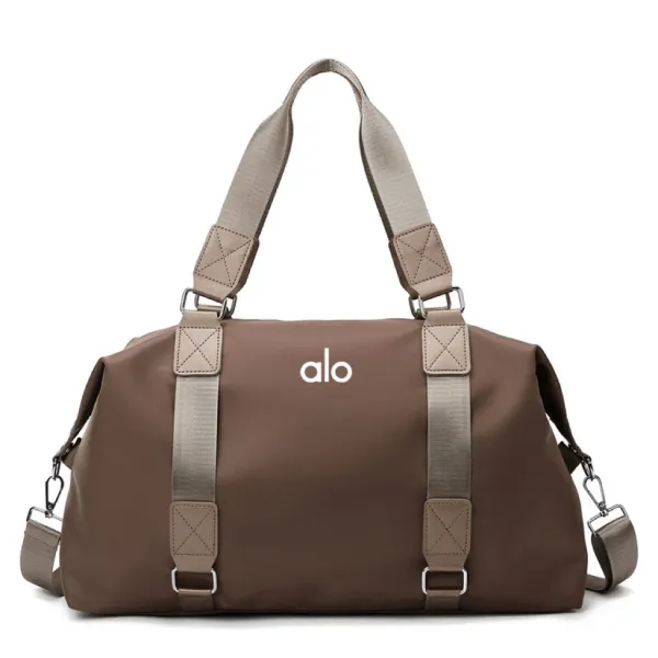 Alo Yoga Duffle Bag Plum Purple Travel Bag - 10