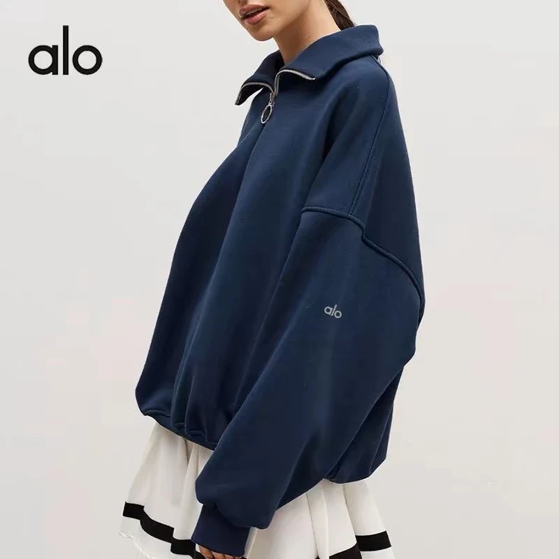 alo Half-Zip Pullover Hoodie [
