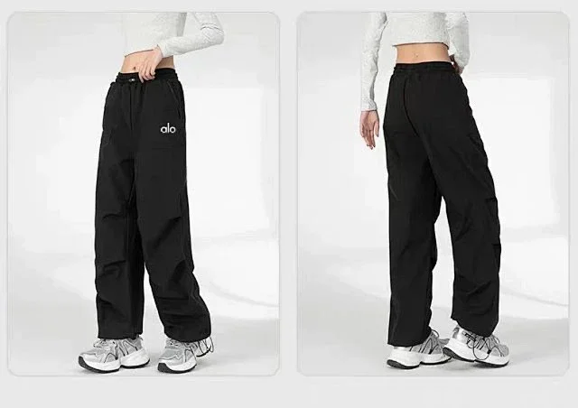 Alo Yoga Trousers Drawstring Wide-Leg Cargo product detail image 14