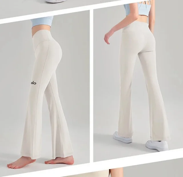 Alo Yoga Trousers High-Waisted Flared Pants product detail image 23