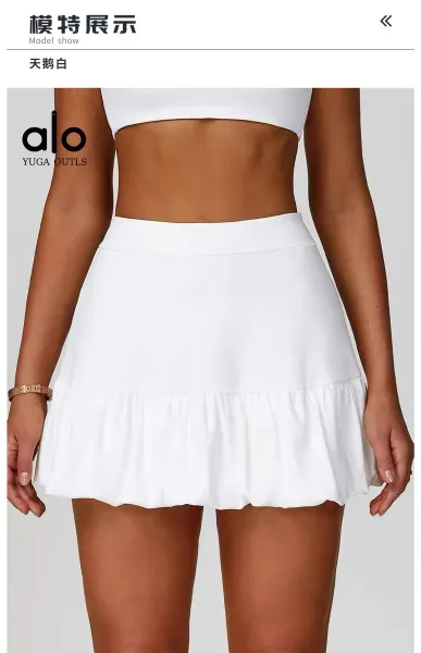 Alo Yoga Outls Ruffle Skirt Pink - 30