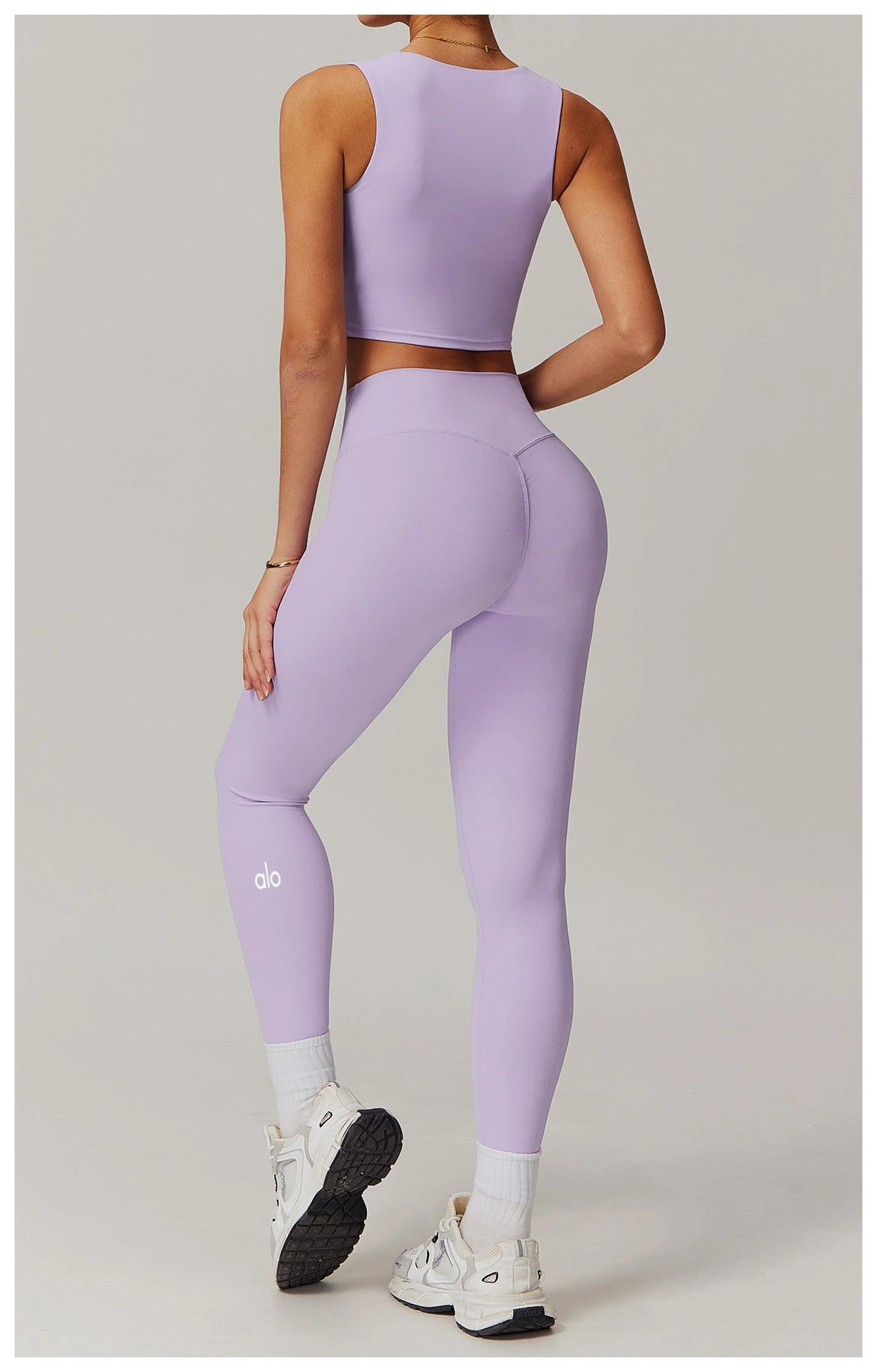 Design Square Neck Ruched Crop Top in Sky Blue Activewear - 28
