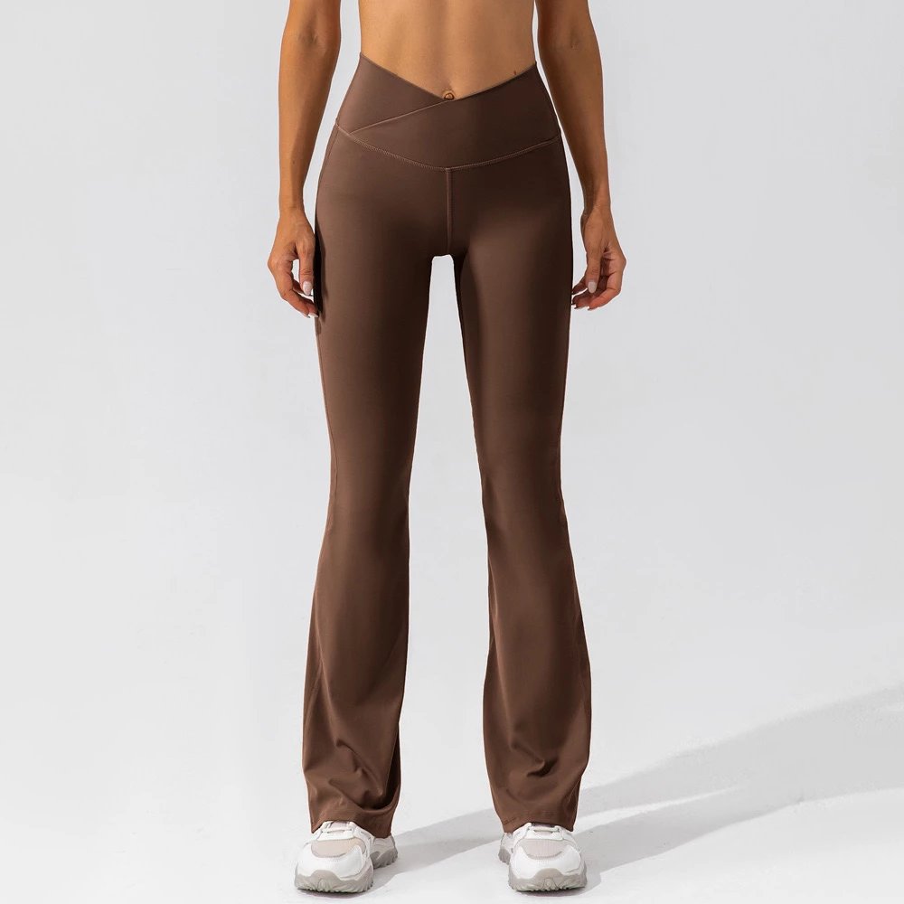 High-Waist Flared Leggings [5 