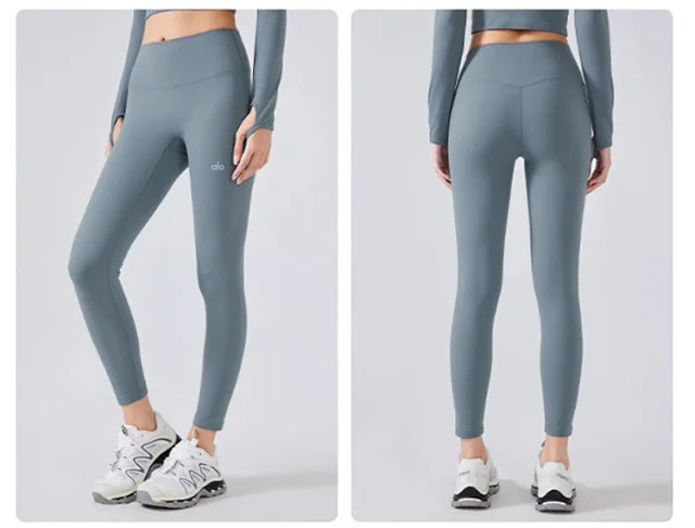 Alo Yoga Trousers High-Waisted Fleece-Lined Leggings product detail image 23