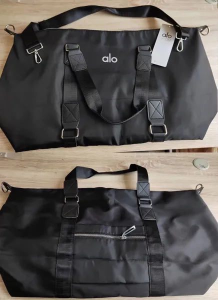 Alo Yoga Duffle Bag Plum Purple Travel Bag - 15