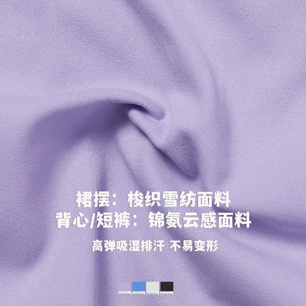 Alo Pleated Tennis Skirt Sky Blue - 5