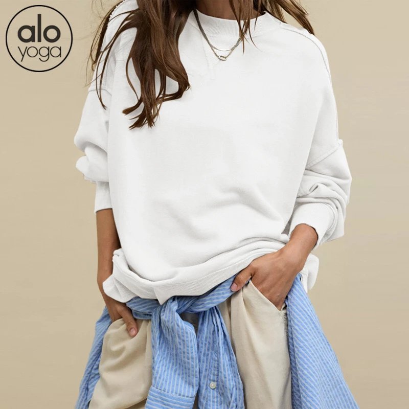 Alo Yoga Hoodies & Sweatshirts Oversized drop-shoulder crewneck sweatshirt image 2