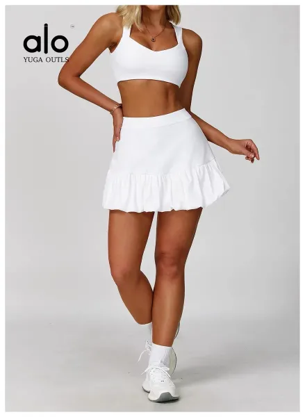 Alo Yoga Outls Ruffle Skirt Pink - 32