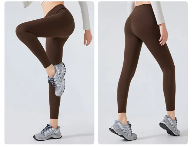 Alo Yoga Trousers High-Waisted Fleece-Lined Leggings product detail image 27