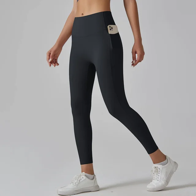 Alo Yoga Trousers High-Waisted Side-Pocket Leggings product detail image 9