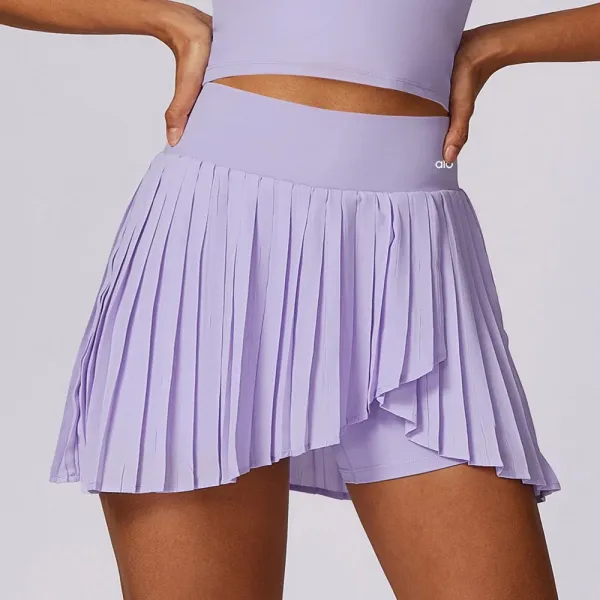 Alo Pleated Tennis Skirt Sky Blue - 13