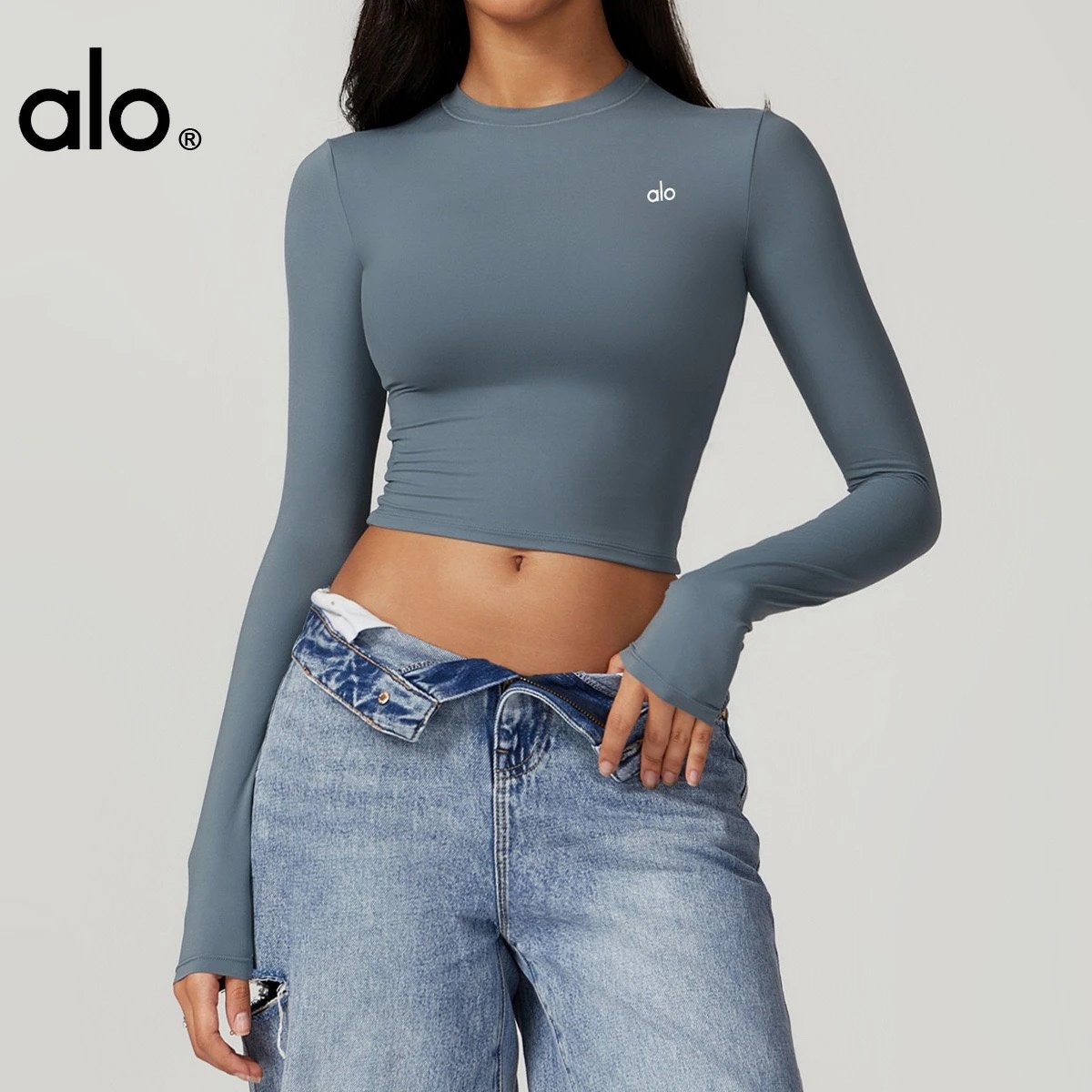 Alo Long Sleeve Crop Top [7 st