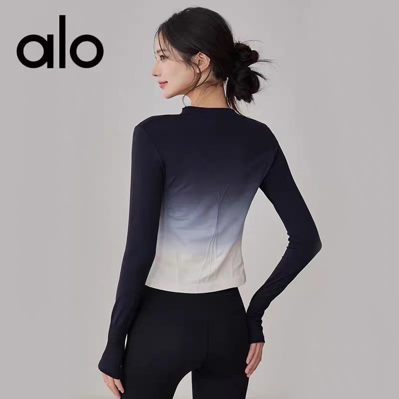 alo Gradient Long Sleeve Top [