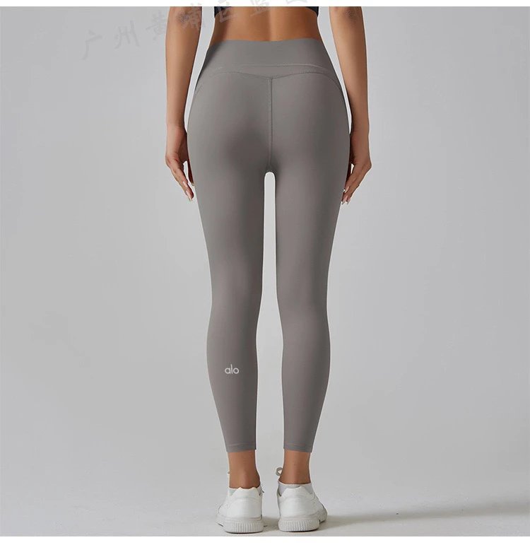 Design High-Waisted Pocket Leggings Pink Activewear - 33