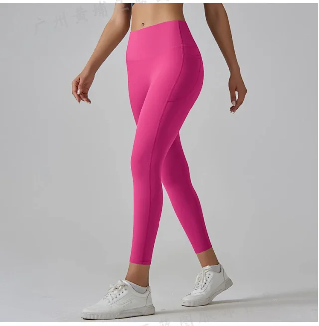 Alo Yoga Trousers High-Waisted Side-Pocket Leggings product detail image 36