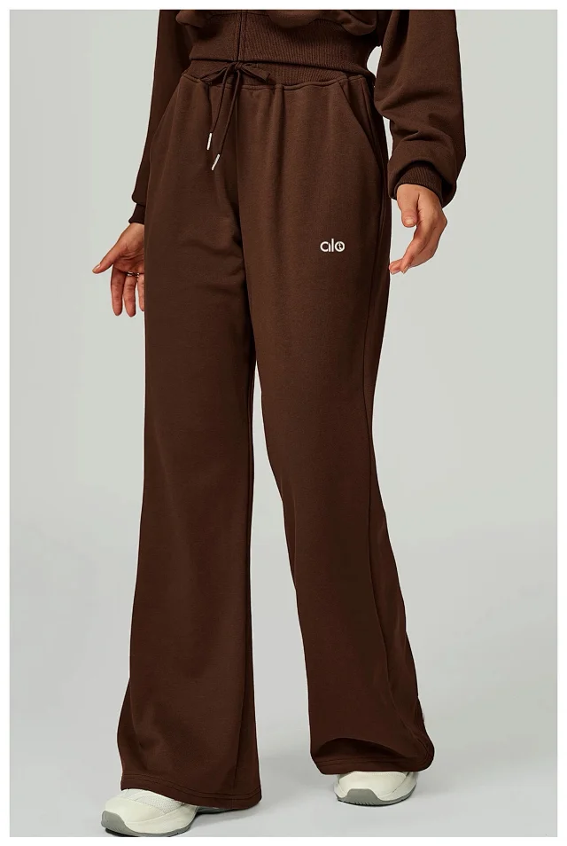 Alo Yoga Trousers Drawstring Wide-Leg Pocket product detail image 25