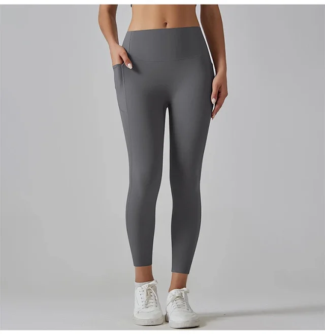 Alo Yoga Trousers High-Waisted Side-Pocket Leggings product detail image 40