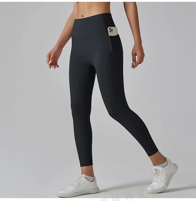 Alo Yoga Trousers High-Waisted Side-Pocket Leggings product detail image 33