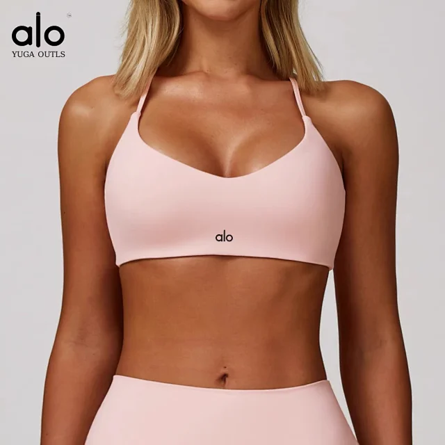 Alo Yoga Underwear Strappy keyhole-back sports bra product detail image 8