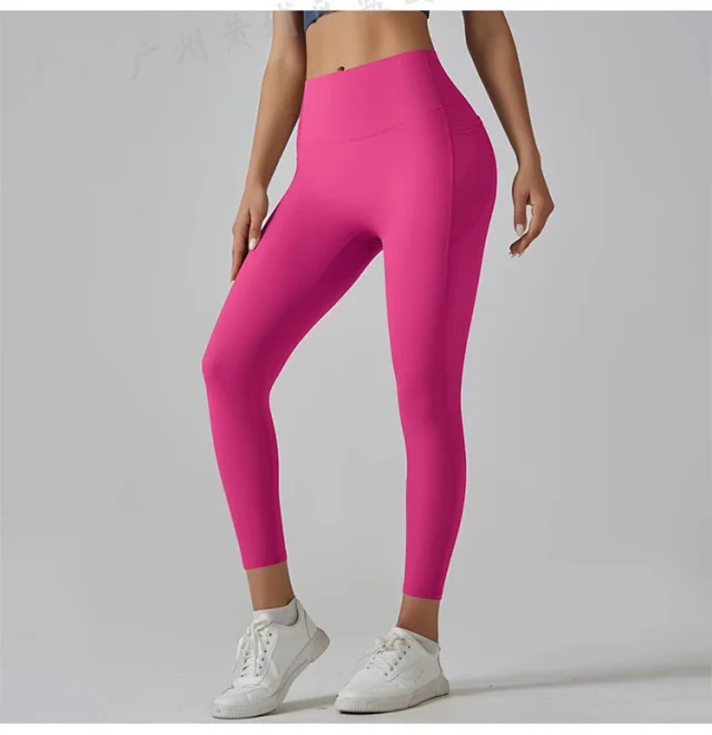 Alo Yoga Trousers High-Waisted Side-Pocket Leggings product detail image 37