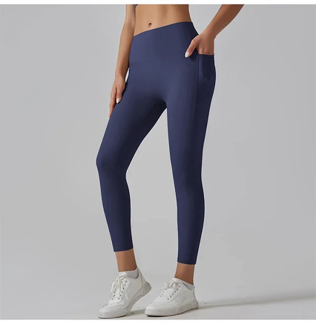 Alo Yoga Trousers High-Waisted Side-Pocket Leggings product detail image 42