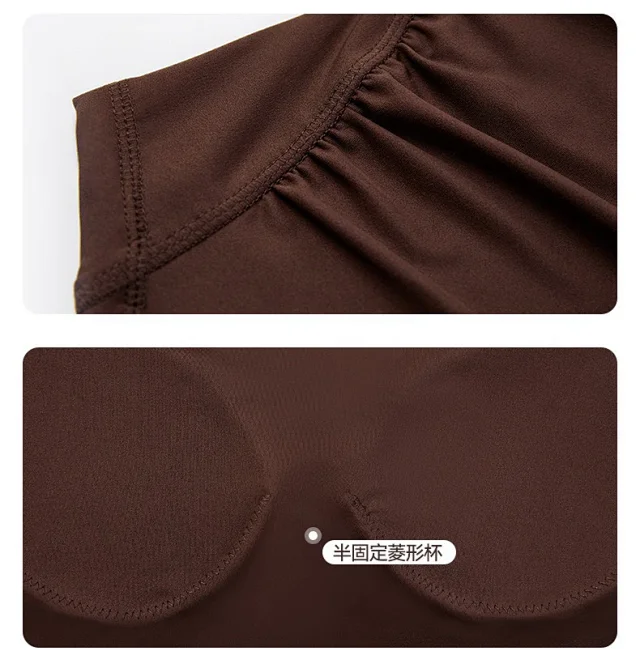 Alo Yoga Shirts Long-Sleeve Asymmetric Mesh Panel Top product detail image 19