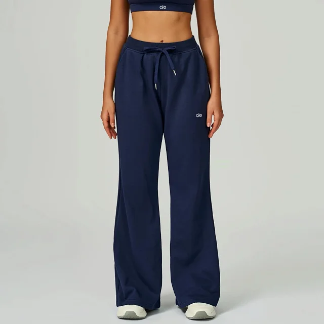 Alo Yoga Trousers Drawstring Wide-Leg Pocket product detail image 6