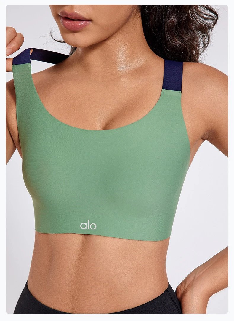 Alo Yoga Essential Sports Bra Black Activewear - 22