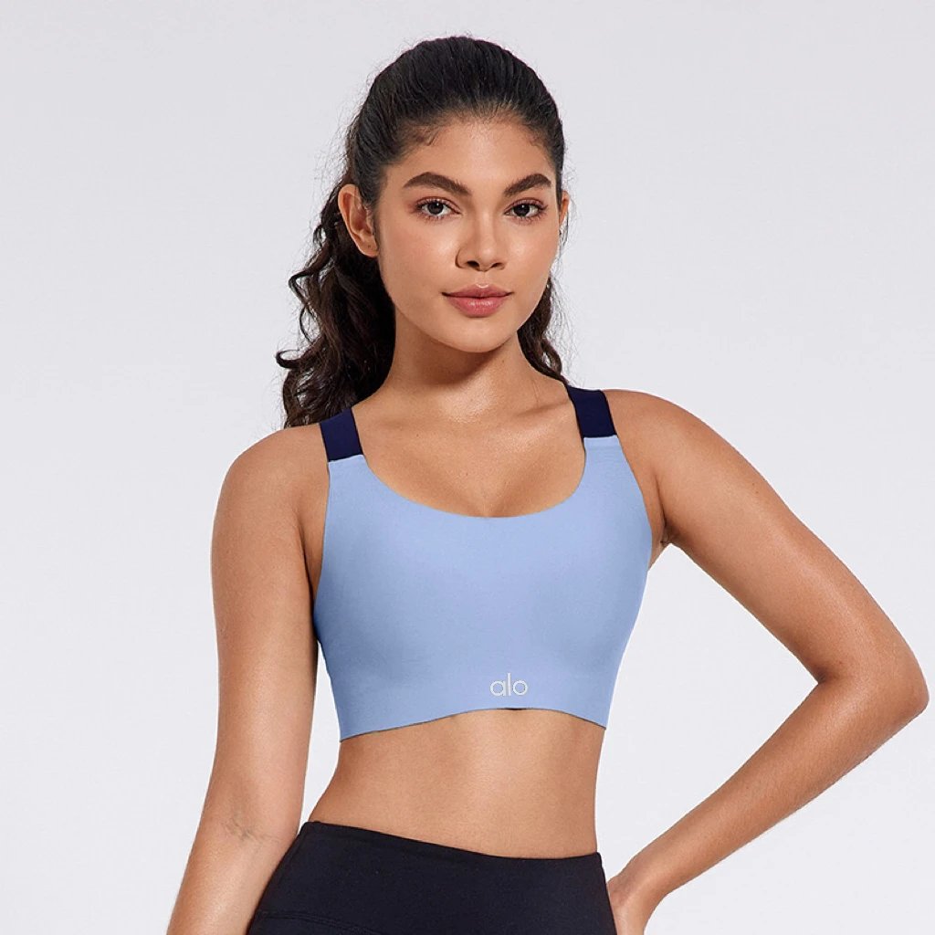 Alo Yoga Essential Sports Bra Black Activewear - 7
