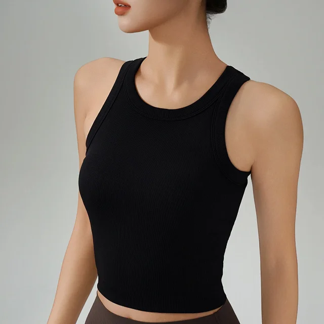 Alo Yoga Vests Ribbed Cropped Tank Top product detail image 12