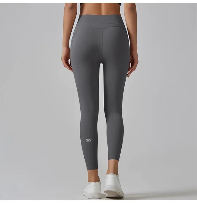 Alo Yoga Trousers High-Waisted Side-Pocket Leggings product detail image 41