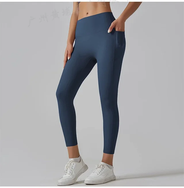 Alo Yoga Trousers High-Waisted Side-Pocket Leggings product detail image 28