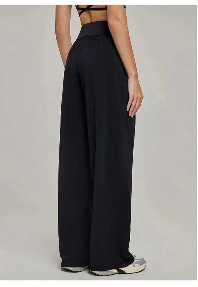 Alo Trousers High-Waisted Wide-Leg with Pockets product detail image 20