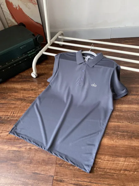 Alo Performance Polo Gray Polo Shirt - 21