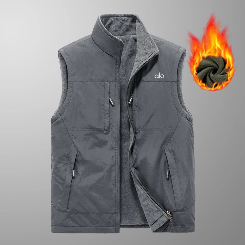 Alo Fleece-Lined Insulated Vest Black - 5