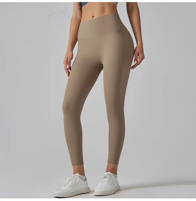 Alo Yoga Trousers High-Waisted Side-Pocket Leggings product detail image 22