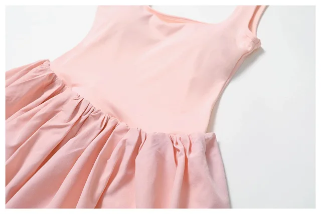 Alo Yoga Dresses Square-Neck Bubble-Skirt Athletic Dress with Built-In Shorts product detail image 41