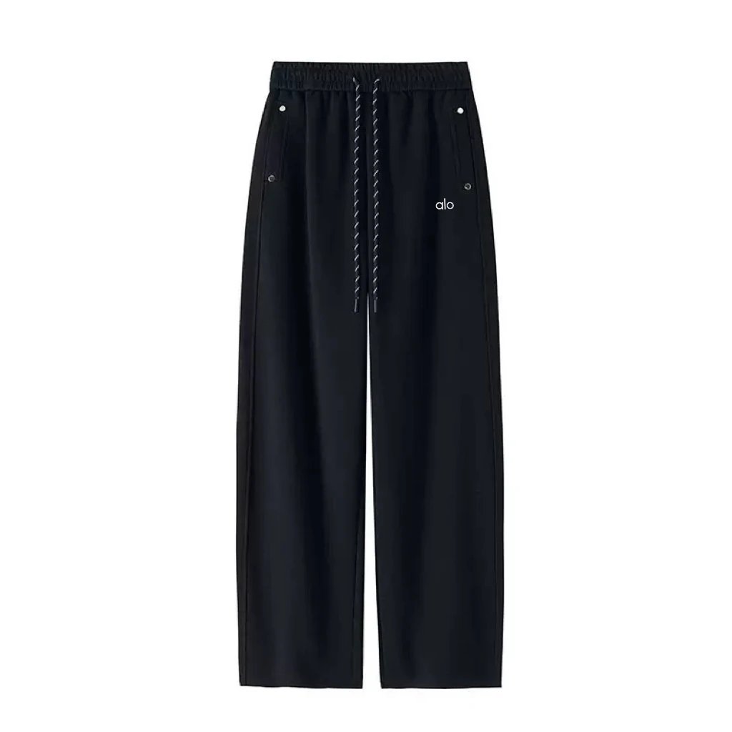 Alo Trousers Wide-leg drawstring with rivet pockets image 6