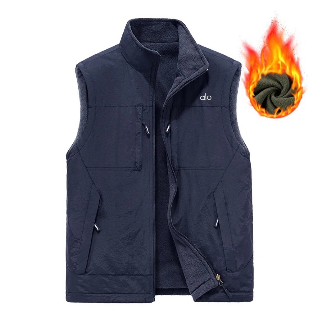 Alo Fleece-Lined Insulated Vest Black - 7