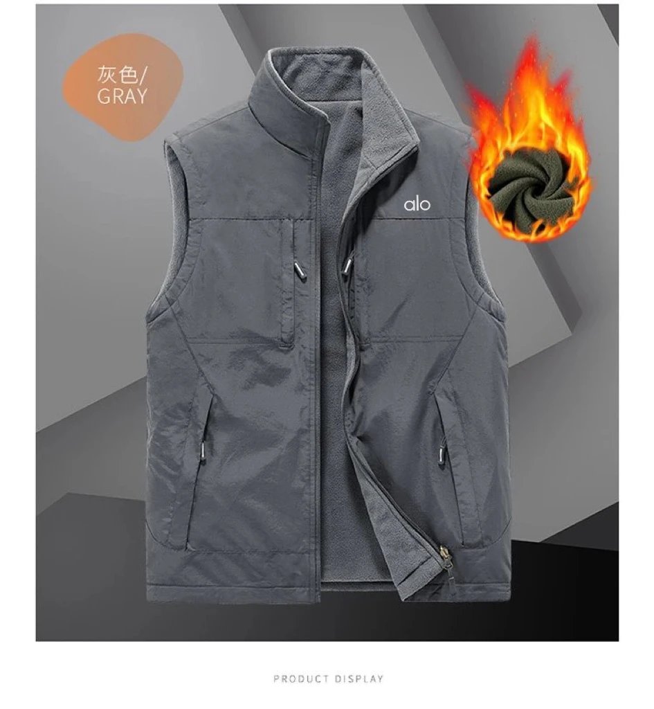 Alo Fleece-Lined Insulated Vest Black - 15