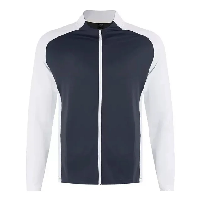 Unbranded Jackets Color-blocked stand-collar full-zip athletic jacket product detail image 4