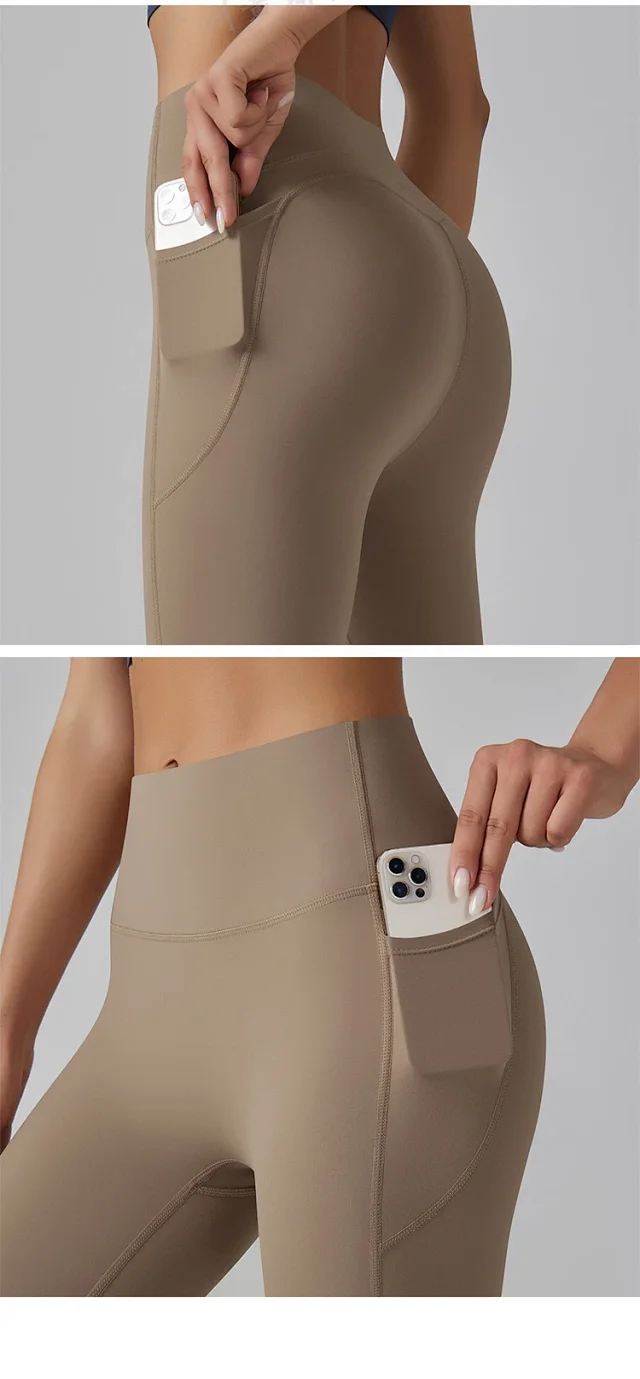 Alo Yoga Trousers High-Waisted Side-Pocket Leggings product detail image 17